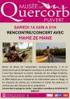 Rencontre-Concert gratuit avec Mame Zé Mané à Puivert le samedi 14 juin