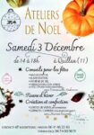 Atelier 3 Décembre NATURO , NOEL , CADEAUX…