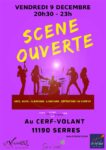 Fwd: Ven 9 déc – Scène ouverte au « Cerf-volant » à Serres