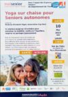 Yoga sur chaise Espace Seniors Val du Faby