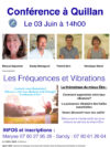Conférence le 3 juin à 14h00 et ensuite découverte des soins vibro-acoustiques.