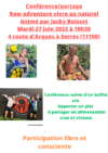 Conférence – Raw Adventure Vivre au naturel – Mardi 27 juin à Serres