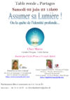 Prochaine table ronde … demain samedi 03 juin chez Marco