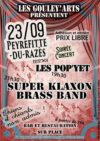 Les Pop&rsquo;yet + Super Klaxon Brass Band en concert le 23 septembre à Peyrefitte du Razès