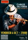 Vendredi 6 oct : Carlos Valverde – Forro Magnetico à HVPROD !