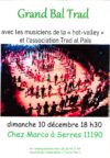 Grand BAL TRAD chez Marco – Dimanche 10 décembre à 18h30