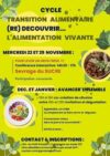 Transition alimentaire et alimentation vivante – Mercredi 22 et 29 novembre – Campagne sur Aude
