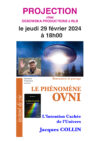 Projection chez Debowska Productions ce jeudi 29 février à 18h – Phénomène OVNI avec Jacques Collin