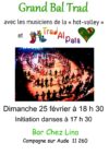 Bal chez Lina avec Trad Al Païs, le dimanche 25 février