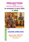 « SAGESSE AFRICAINE » Elima Dely MPUTU – Rennes les Bains, vendredi 12 avril