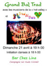Bal Trad Al Païs chez Lina – Dimanche 21 avril