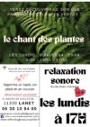 Chant des plantes – Les lundis à Lanet à 17 h