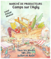 Marché hebdomadaire estival du jeudi à Camps sur l&rsquo;Agly