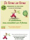 De ferme en ferme au cœur du Val de Dagne, le dimanche 16 juin