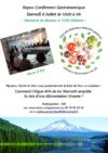 Repas conférence – Samedi 6 juillet à Albières