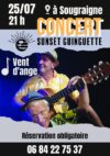 Concert Sunset Guinguette à Sougraigne le 25 juillet