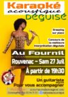 Prochain karaoké acoustique : samedi 27 juillet à Rouvenac