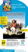 Repas et film « Réconciliation » au Carla (Rennes le Château), le 27 juillet