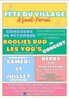 Fête du village à St Ferriol, le 27 juillet