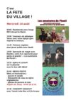 Fête du village à St Jean de Paracol le 14 août