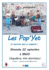Les Pop&rsquo;yet en concert au Cerf Volant et à la Chapellerie les 21 et 22 septembre !