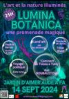 LUMINA BOTANICA samedi 14 septembre 2024 à Fa