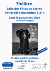 Soirée théâtre le 8 novembre à Serres