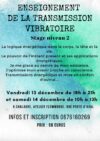 Transition vibratoire -Niveau 2- Le 13 et 14 décembre à Chalabre