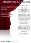 Rencontre au tableau mercredi 27 novembre à Rouvenac