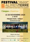 Festival ALIMENTERRE – Film « Demain la vallée » – 26 novembre à Rivel