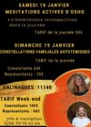 Méditations actives d&rsquo;Osho le 18 janvier + Constellations familiales le 19 janvier à Galinagues