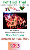Bal Trad à Campagne sur Aude – Dimanche 26 janvier