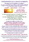Connaissance de la Langue et des Textes sanskrits – 28 janvier à Albières