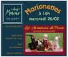 Marionnettes chez Marius à Puivert le 26 février