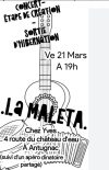 Mini-concert de La Maleta, le vendredi 21 mars à Antugnac