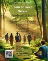 Bain de forêt à Nébias le vendredi 21 mars