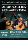 Concert guitare classique à Puivert le 6 avril