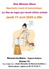 Spectacle vivant et humoristique à Rennes-les-bains le 17 avril