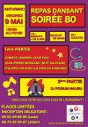 Repas dansant soirée 80 à Antugnac le 9 mai