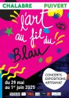 L&rsquo;art au fil du Blau du 29 mai au 1er juin à Chalabre et Puivert