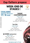 Week-end de stages à Chalabre le 17 et 18 mai