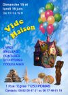 Vide grenier en G1/€ à Pomas 15 et 16 juin