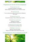 Programme du mois de juin aux Gavignauds