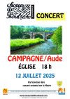 Concert Gospel à Campagne sur Aude le 12 juillet