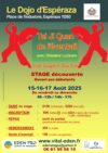 TaÏ Chi de l&rsquo;éventail 15-16-17 août au dojo d&rsquo;Espéraza