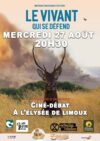 LE VIVANT qui se défend au cinéma mercredi 27 à Limoux