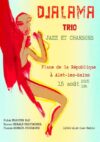 Djalama trio à Alet les bains le 15 août