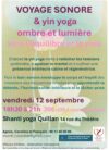 Voyage sonore et Shanti Yoga à Quillan le 12 septembre