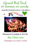 Mix danses en cercle et trad à Campagne sur Aude – Le 5 octobre