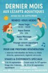 Dernier mois aux Lézarts Aquatiques – jusqu’au 30 septembre à Antugnac